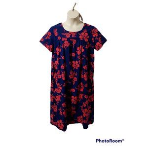 Vintage Ui-Maikai One Size Hawaiian Dress 60's 70's Made In Hawaii Cotton